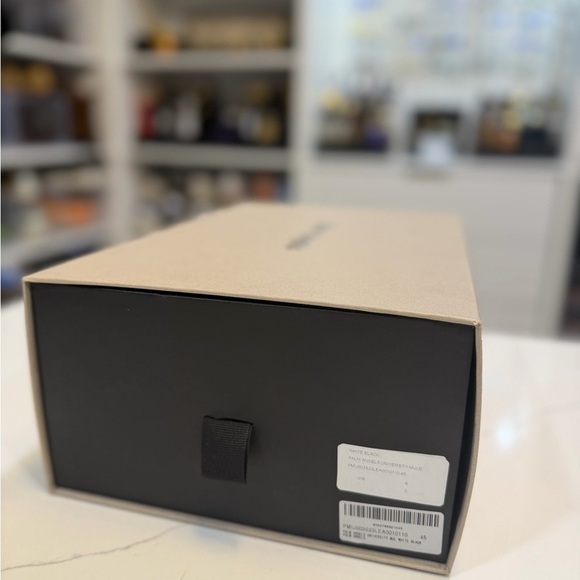 Palm Angels White and Tan Men's mule sneakers - Picture 2 of 13